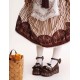 Sheep Puff Chocolate Platform Shoes(Limited Pre-Order/5 Colours/Full Payment Without Shipping)